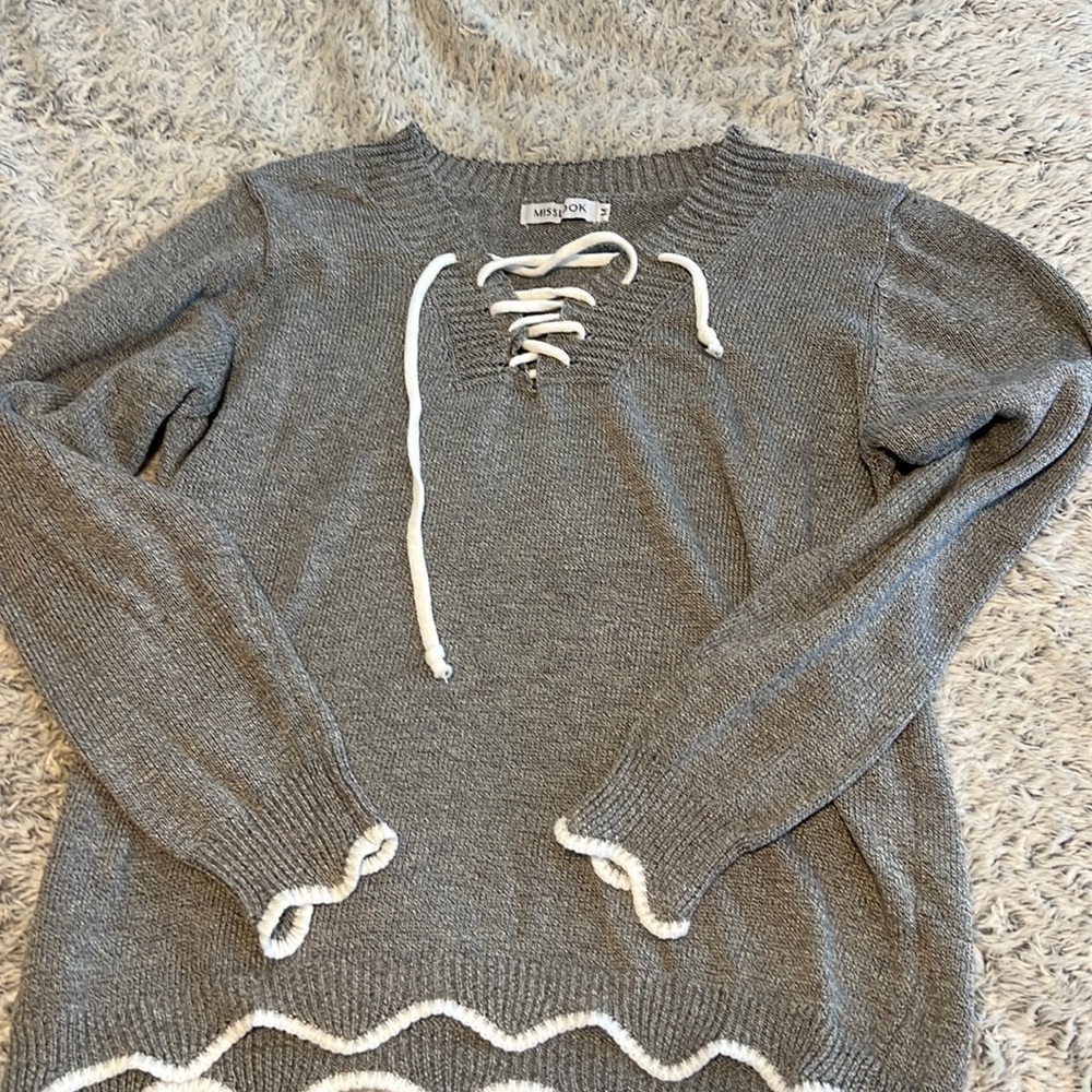Miss Look Medium grey sweater